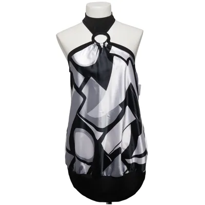 Halterneck top (Sort, Hvid, Grå) fra Papaya Polyester