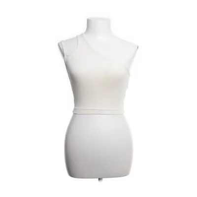 Crop top (White) from Weekday Elastane, Cotton
