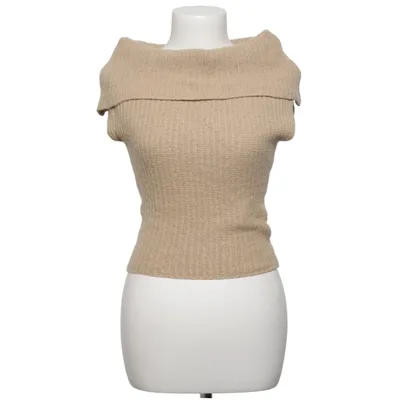 Pull sans manches (Beige) de Gimaguas Laine d'alpaga, Mohair, Polyamide