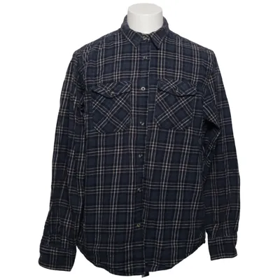 Flannel skjorte (Blå) fra Bluewear Bomuld