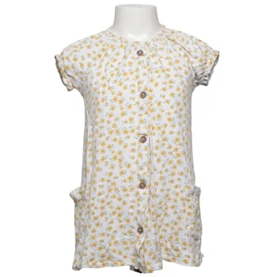 Klänning (Vit, Gul, Grön) från Lindex Kids Bomull