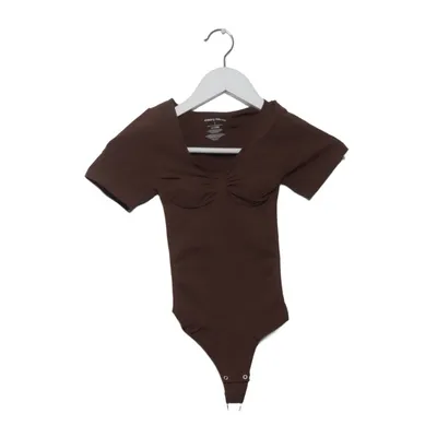 Body (Brown) from Creamy Fabrics Elastane, Polyamide