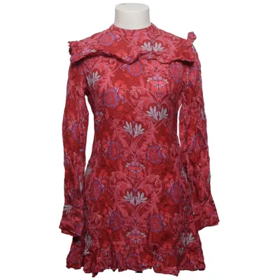 Klänning (Röd, Lila, Flerfärgad) från Zara Woman Silke, Viskos