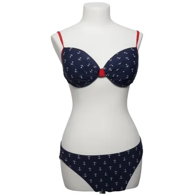 Bikini (Blue, White, Red) from Scarlett Elastane, Polyamide