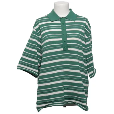 Poloshirt (Groen, Wit) van Zara Polyamide, Polyester, Viscose