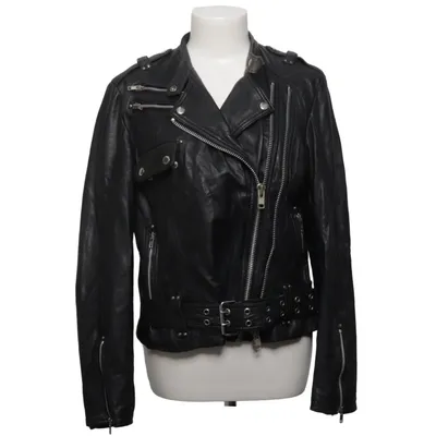 Biker jacket (Black) from La Dolce Vita Leather, Polyester