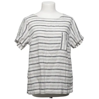 Top (Hvid, Blå) fra Nutmeg Linned, Viscose