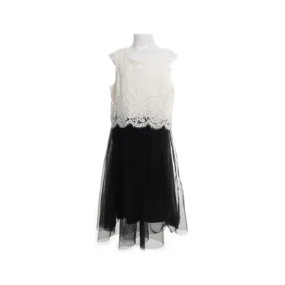 Kjole (Beige, Sort) fra Lindex Kids Polyester, Polyamid, Bomuld, Viscose