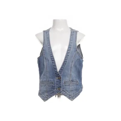 Denim vest (Blue) from L.O.G.G by H&M Cotton, Elastane