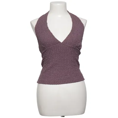 Halter neck top (Purple) from Pull & Bear