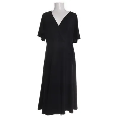Slå-om-kjole (Sort) fra H&M Modern Classic Elastan, Polyester