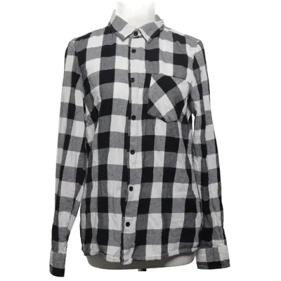 Chemise en flanelle (Noir, Blanc) de Bluewear Coton