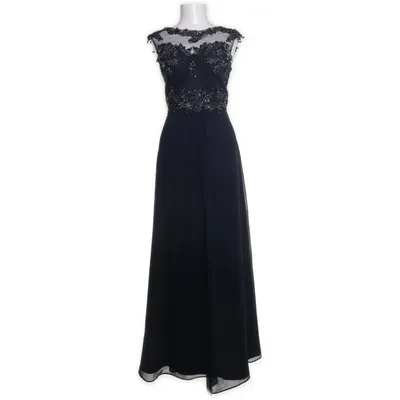 Evening gown (Blue) from Niente Polyester