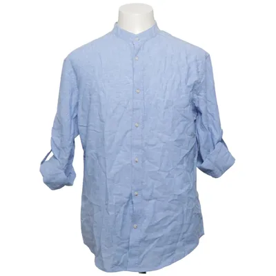 Shirt (Blauw) van Terranova Katoen, Linnen