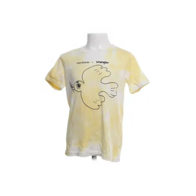 T-shirt (Gul, Hvid) fra Mini Rodini x Wrangler Bomuld