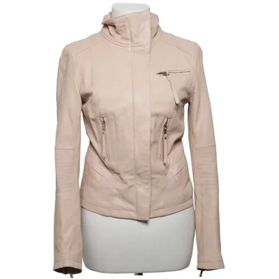 Biker jacket (Beige) from Zara Woman Premium Collection