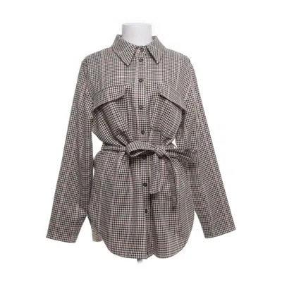 Skjortklänning (Beige, Flerfärgad) från Carin Wester Elastan, Polyester, Viskos
