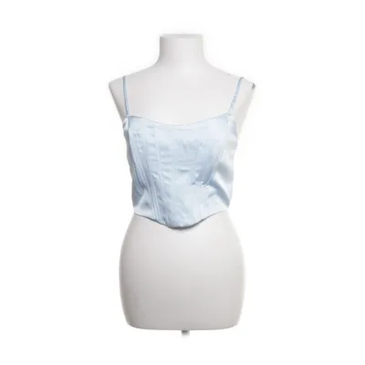 Crop top (Blauw) van Bershka Polyester, Wol