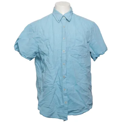 Chemise à manches courtes (Bleu) de Cap Horn Coton, Lin