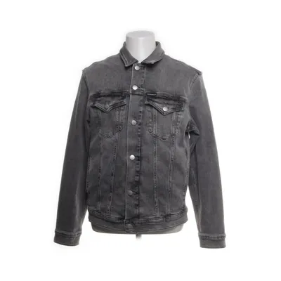 Denimjakke (Grå) fra Calvin Klein Jeans Bomuld, Elastan