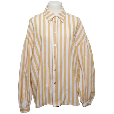 Shirt (Geel, Wit) van Molly Bracken Katoen, Polyester