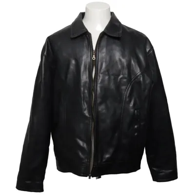 Jacket (Black) from A. Collezioni Cotton, Polyurethane