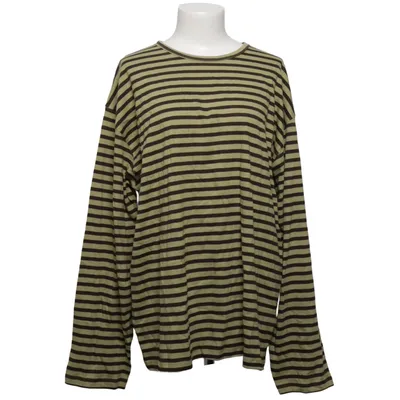 Langarmshirt (Grün, Braun) von Zara Baumwolle, Leinen