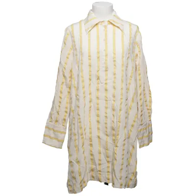 Klänning (Gul, Vit) från Norr Polyamid, Polyester, Viskos
