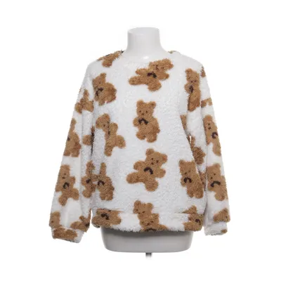 Fleecetrøje (Hvid, Brun) fra Dazy Polyester