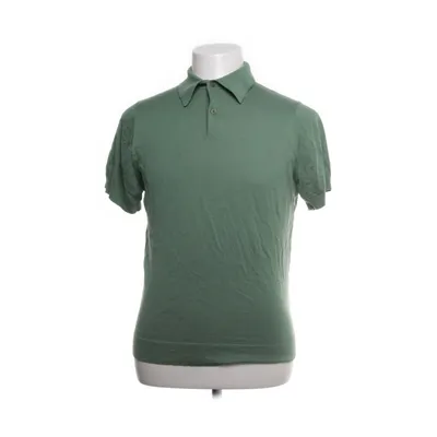 Poloshirt (Groen) van Riley Katoen, Viscose