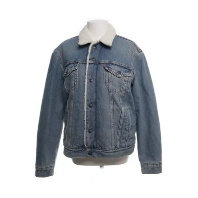 Gevoerde spijkerjas (Blauw) van Levi Strauss & Co Katoen, Imitatiebont
