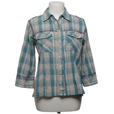 Blouse (Bleu, Beige) de Ofelia Coton