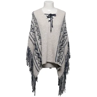 Poncho (Beige, Sort) fra Abercrombie & Fitch Akryl, Bomuld, Polyamid, Polyester