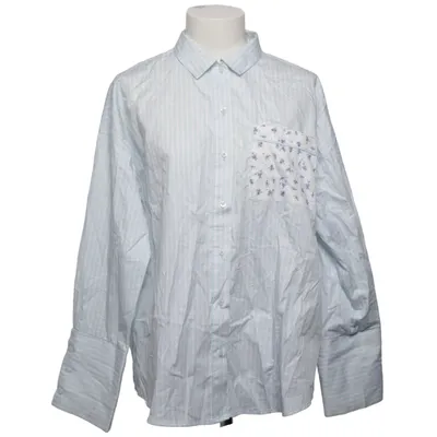 Chemise (Bleu, Blanc) de Lounge Coton