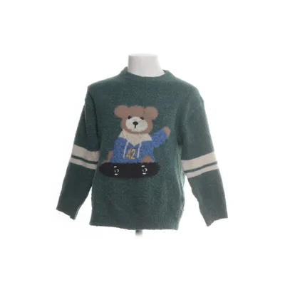 Trui (Groen, Meerkleurig) van Zara Acryl, Elastaan, Polyester