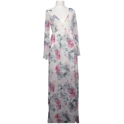 Maxi jurk (Wit, Meerkleurig) van Zara Trafaluc Polyester