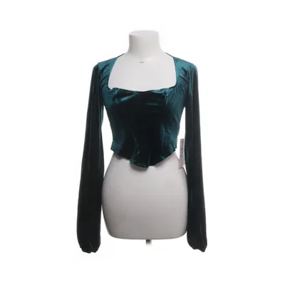 Crop top (Velvet Corset Seam Top) van Nelly Elastaan, Polyester