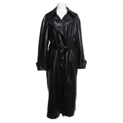 Frakke (Sort) fra Nanushka Viscose, Polyester