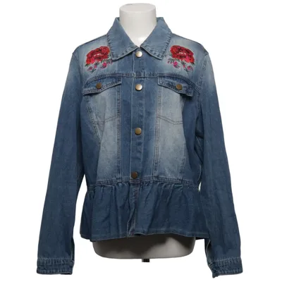 Denim jacket (Blue, Multicolored) from MyWear Woman Cotton