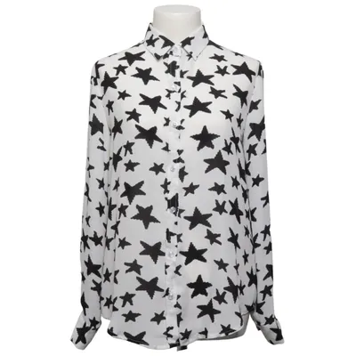 Blouse (Noir, Blanc) de Manosque Polyester