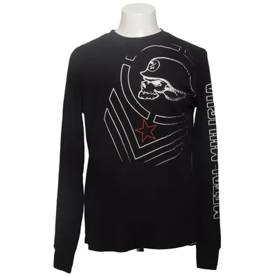 T-shirt à manches longues (Noir, Blanc, Rouge) de Metal Mulisha Coton, Polyester
