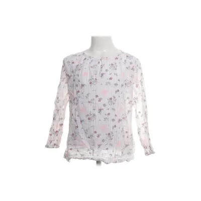 Blouse (White, Multicolored) from Zy Girl Cotton
