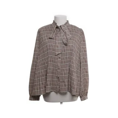 Strikblouse (Beige) van Zara Polyester