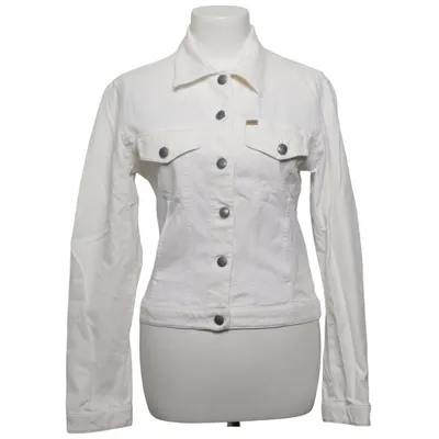 Denim jacket (White) from SAND Basic Cotton, Elastane