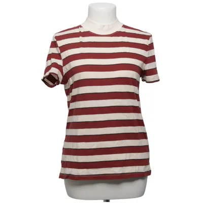 T-shirt (Rot, Beige) von Zara Basic Baumwolle
