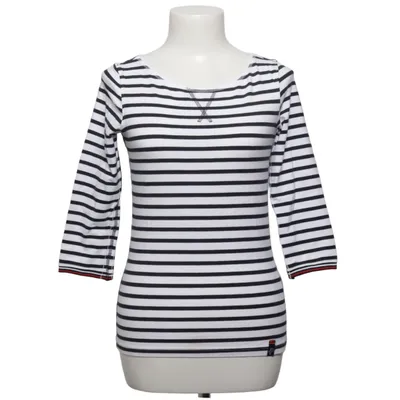 Langærmet t-shirt (Blå, Hvid) fra Pelle P Bomuld, Elastan