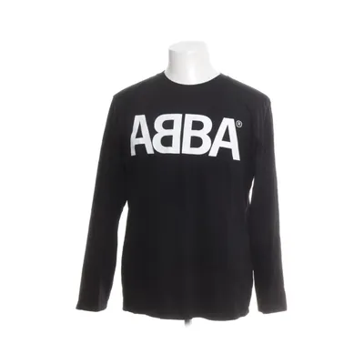 Lange mouwen shirt (Zwart) van Abba Organisch katoen