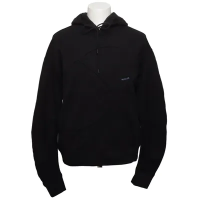 Hoodie (Black) from Mugler x H&M Cotton