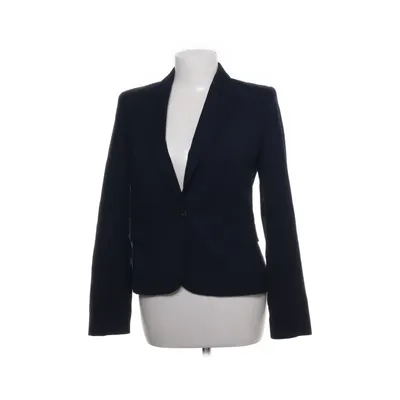 Blazer (Blue) from Mango Basics Elastane, Polyester, Viscose