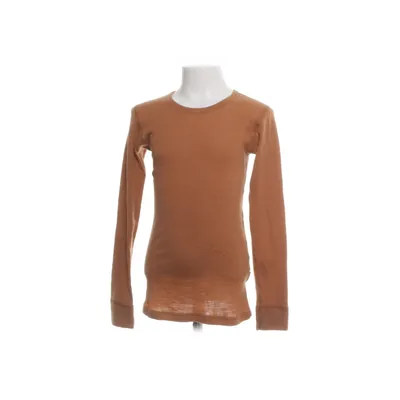 Lange mouwen shirt (Bruin) van Dilling Organisch katoen, Merinowol